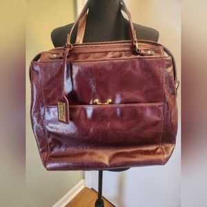 Badgley Mischka Oversized Handbag Wine Red